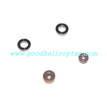 lucky-boy-9961 helicopter parts bearing set (2pcs big + 2pcs small) - Click Image to Close